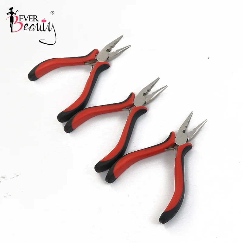 Tip Plier DIY Hair Extension Tool Clip Plier for I Tip Microlinks Hair Micro rings beads & Feather hair extension Ever Beauty
