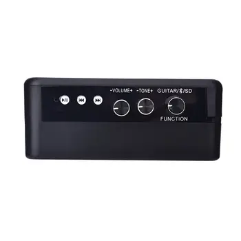 

Mini 5W 9V Battery Rechargeable Portable Electric Guitar Bass Amp Amplifier Speaker with bluetooth