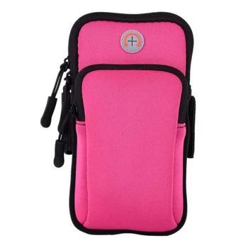 

Newest Waterproof Arm Band Bags Sport Armband Case Zippered Fitness Running Pouch Adjustable Workout Jogging For Mobile Phone