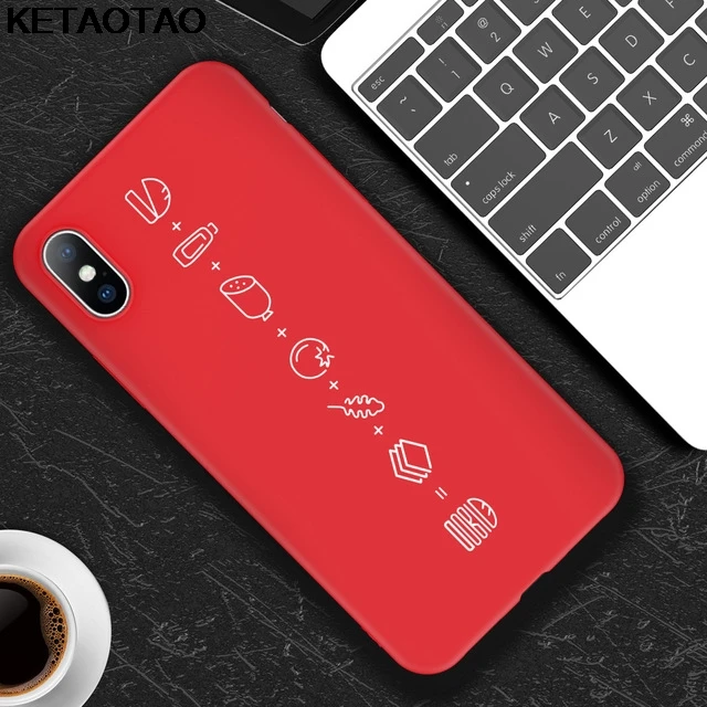 Чехол для телефона KETAOTAO с изображением сердца для iPhone 4S, SE, 5C, 5S, 6 s, 7, 8 Plus, X, XS, XR, 11 Pro, чехол из мягкого ТПУ, резины, силикона - Цвет: Армейский зеленый
