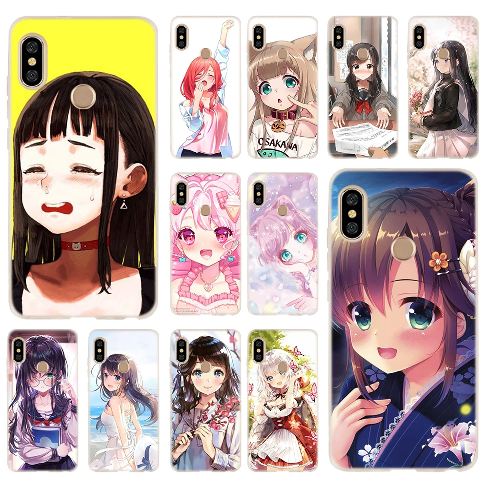 Мягкая термополиуретановая крышка-чехол для Coque Xiaomi Redmi 4X 4A 6A 7a Y3 K20 5 Plus Note 8 iPhone 7 6