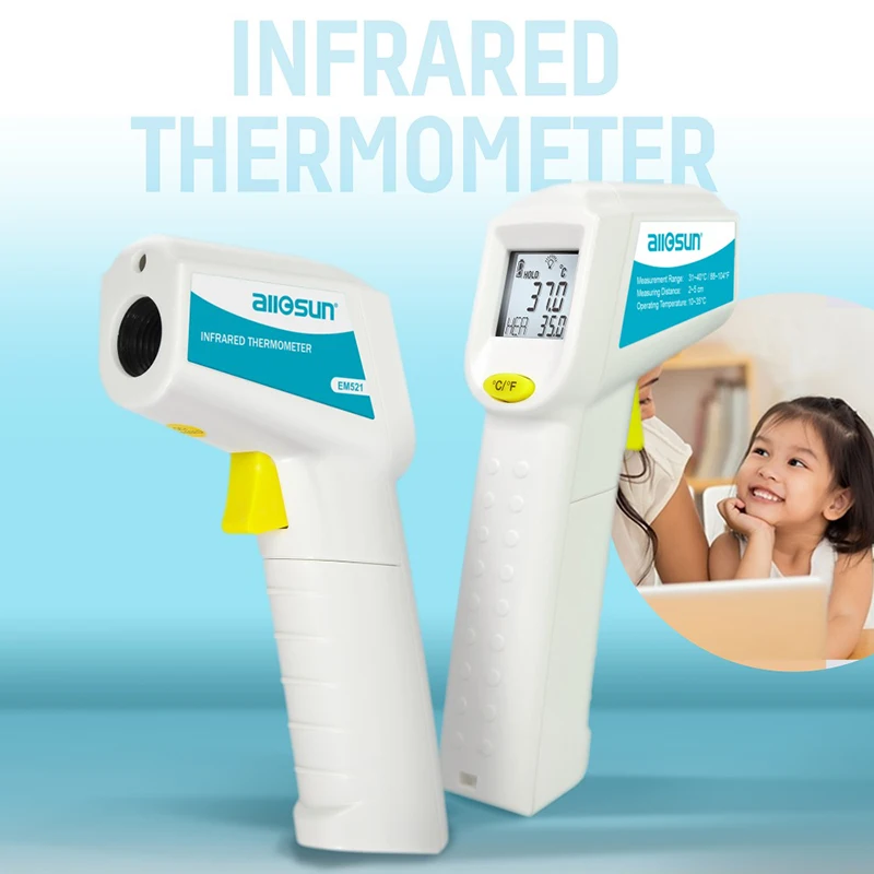 

New Temperature Measurement Thermometers LCD Digital Infrared Non-contact Forehead Thermometer Temperature Reminder Devices