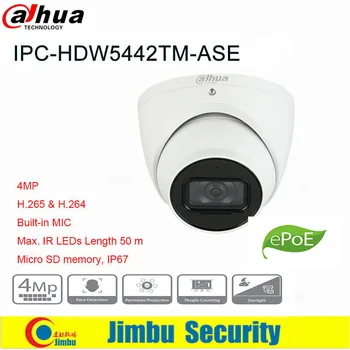 

Dahua 4MP IP Camera IPC-HDW5442TM-ASE IR50m Built-in MICIP67 POE EPOE Micro SD memory CCTV camera Smart Detection supported