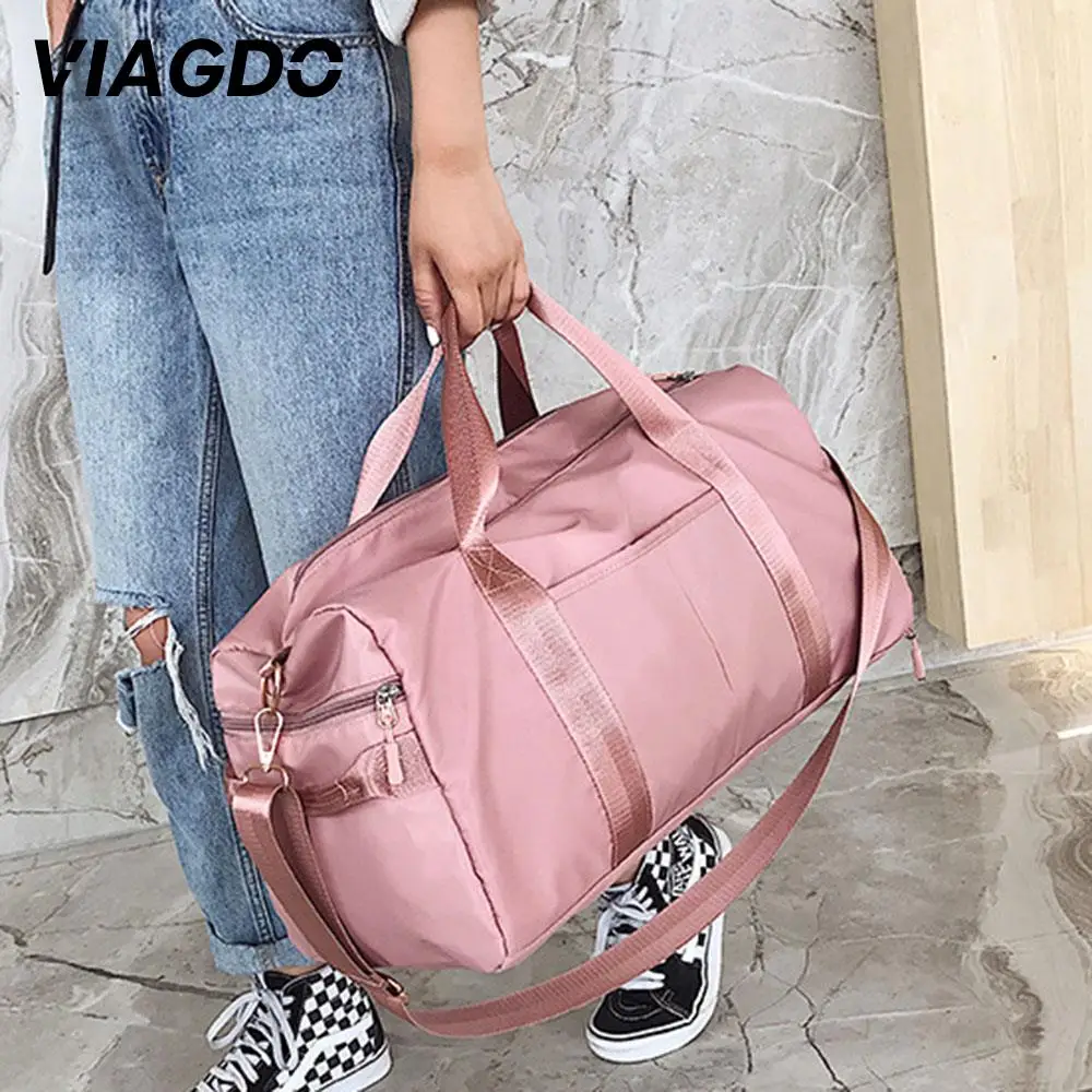 Waterproof Gym Shoulder Bag Men Women Outdoor Sport Bags For Fitness Training Yoga Swimming Travel Handbag Shoes Compartment