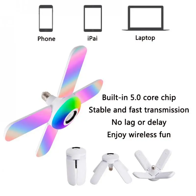 Светодиодный Потолочные светильники RGB Bluetooth музыка потолочный светильник