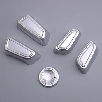 

Silver Front Seat Adjust Switch Button Cover Cap Plastic Fit For Toyota Camry 2018 2019 2020