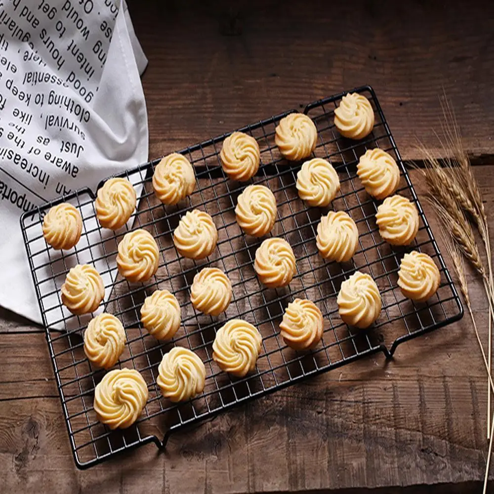 

Home Kitchen Baking Accessories Easy Clean Nonstick Cooling Rack Mesh Grid Baking Cookie Biscuit Cake Drying Stand
