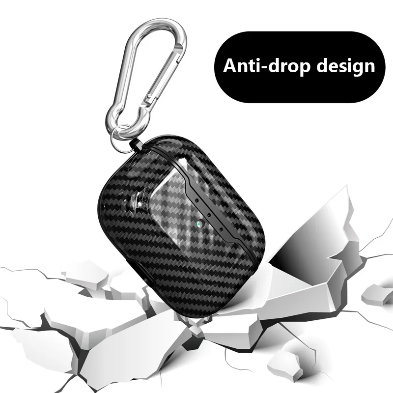 Беспроводной Bluetooth футляр для наушников для Airpods Pro Чехол тонкий противоударный мягкий чехол для Airpod Pro Чехол с брелком