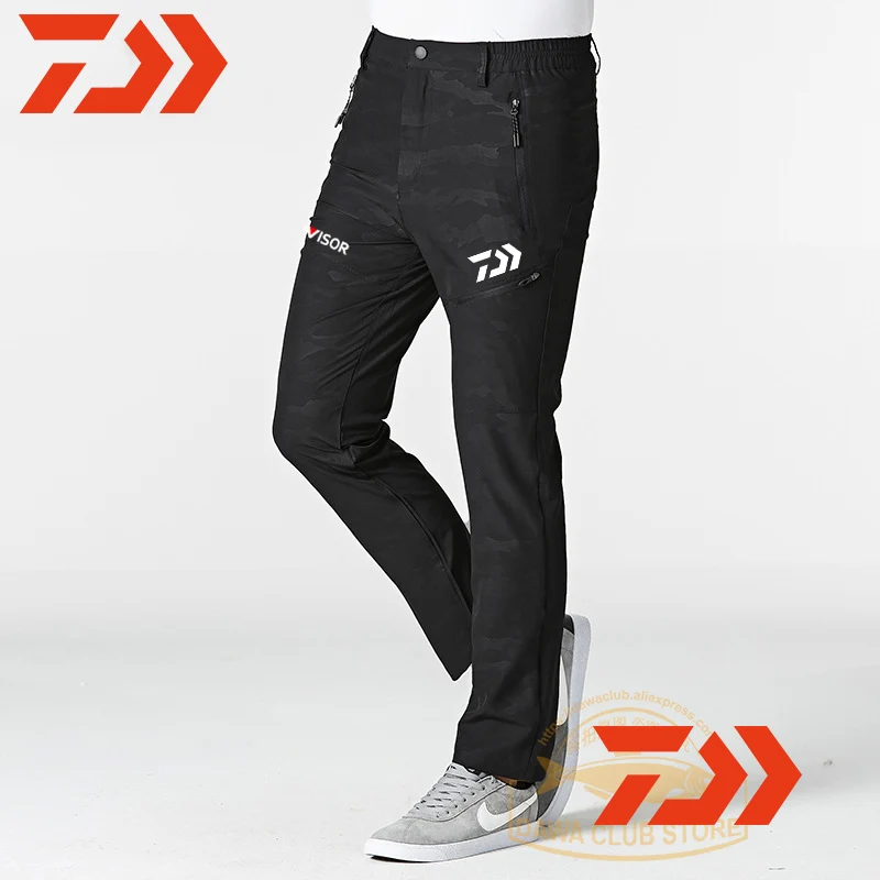 DAIWA весенние штаны рыболовные весенние камуфляжные мужские брюки Защита от Солнца Анти-УФ Зонт дышащие осенние штаны рыболовные