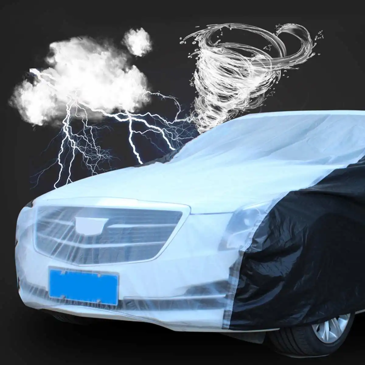 Универсальные авточехлы для помещений, уличная защита от дождя снега пыли, все хэтчбек, седан, авто покрытие, защита от солнца УФ-покрытие
