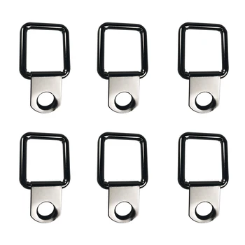 

6x Metal D Ring Tie Down Cargo Trailer Anchors Point Mount For Jeep Wrangler