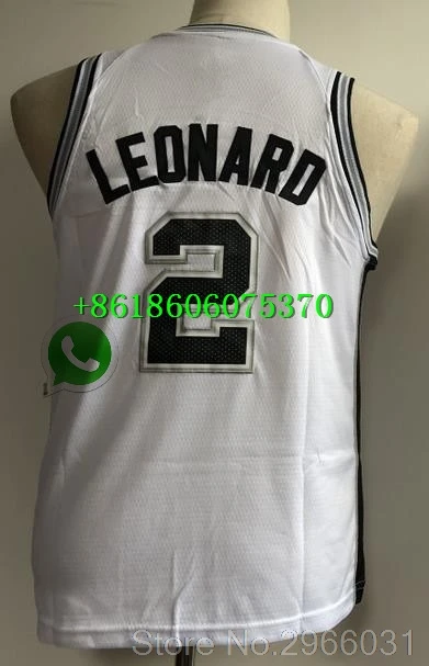 Youth kids A+++ качественная одежда для детей#2 Kawhi Leonard Jersey San Antonio - Цвет: Youth kids