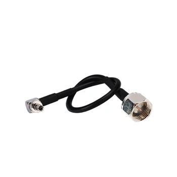 

Superbat F plug male to CRC9 plug male right angle pigtail cable with RG174 15cm RF Coaxial Cable