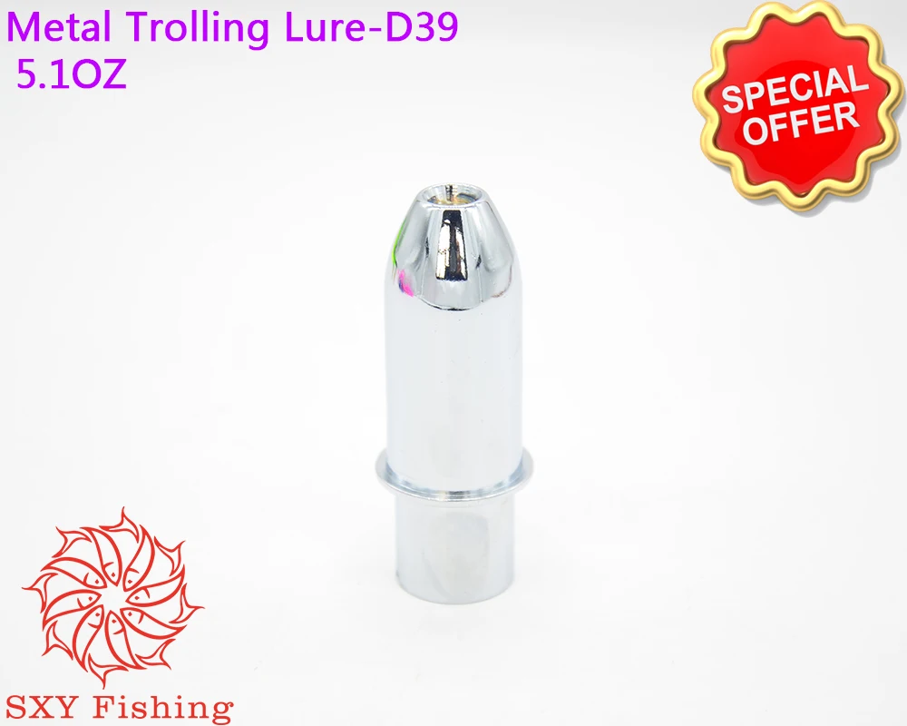 

SXY FISHING D39 Metal Trolling Lure Metal head Metal copper head 5.1oz Metal Octopus head Deep sea fishing Trolling bait
