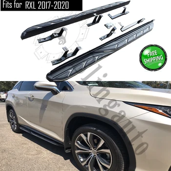 

Fits for L exus RX350L RX450HL F SPORT 2017-2020 2Pcs left right running board side steps nerf bar car pedal side stairs