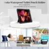 MoKo Waterproof Tablet Case 12 inch for iPad Pro 11,Galaxy Tab S6/S7 Bathroom Kitchen Stand Pouch Tablet Dry Bag 2