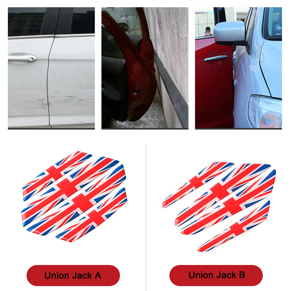 4 шт. защитная полоса для края двери автомобиля Mini Cooper JCW One Scratch Protector стикер против