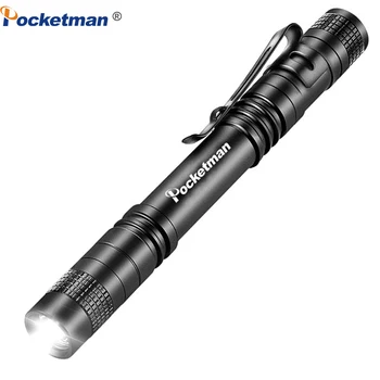 

2000LM Mini Portable Small Penholder Led Flashlight Night Walking Lighting Car Maintenance Work Linterna LED Torch Waterproof
