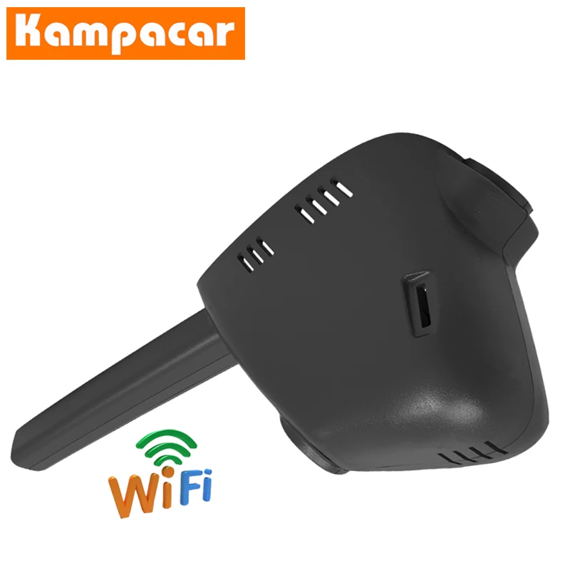 Kampacar Wi-Fi Видеорегистраторы для автомобилей тире Камера s два видеорегистраторы мини видеорекордер для peugeot 308 HD с двумя линзами автомобиля Камера