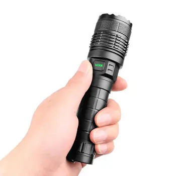 

P70 Led Flashlight Zoom Torch Usb Rechargeable 5 Modes Adjustable Handlight