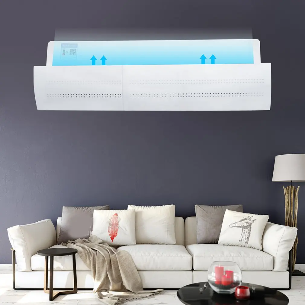 Hanging-type Air Conditioning Windshield Anti-direct Blowing AC Deflector Household Air Conditioning Dustproof Baffle Covers