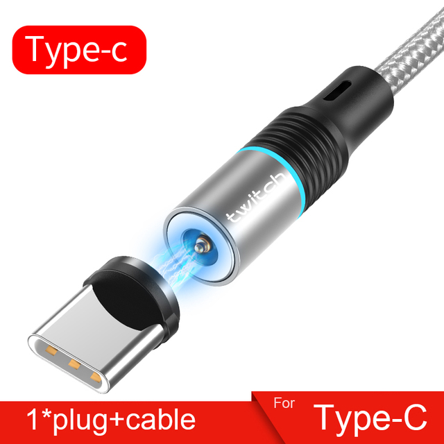 Magnetic USB Cable 1m/2m /3m Fast Charging USB Type C Cable Magnet Charger Data Charge Micro USB Cable Mobile Phone Cable