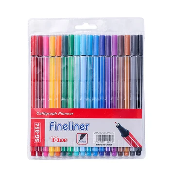 

Signature Writing Supplies Marker Hook Line Pen Set Kids Gift School Office Watercolor Brush Multipurpose Students Painting