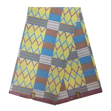 Гана голландская печать африканская ткань с воском гарантированное настоящий воск хлопок из Анкары и Нигерии восковые ткани для свадебного платья