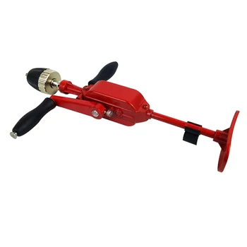 

0.8-10mm Drill Chuck Professional Two Gear Hand Drill Automatic Miniature Hand Crank Tapping Machine Stainless Iron Hand Drill