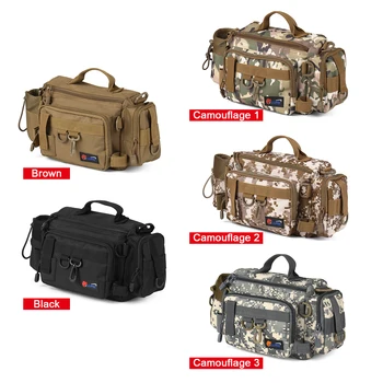 

Multifunctional Waterproof Fishing Bag Outdoor Waist Shoulder Bag Case Reel Lure Storage Bag Fishing Tackle