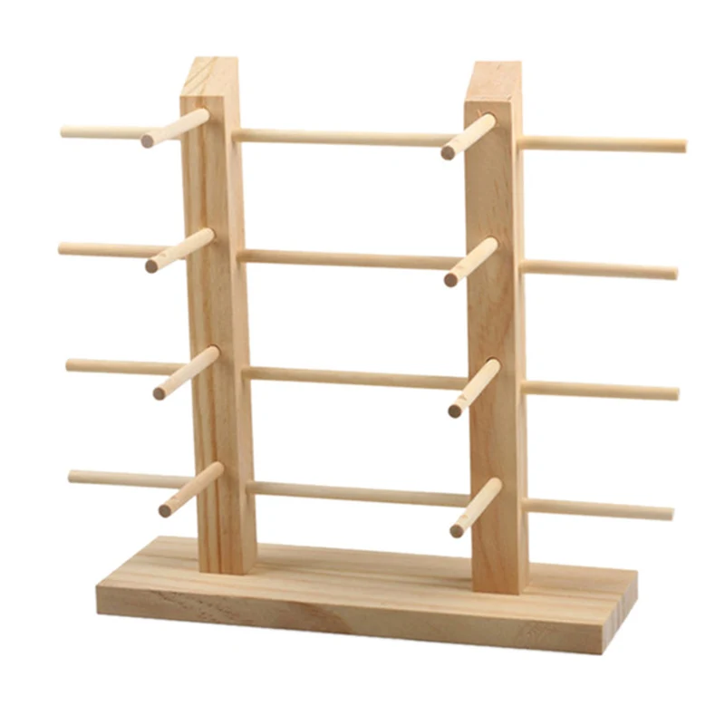 

Multi Layers Wood Sunglass Display Rack Shelf Eyeglasses Show Stand Jewelry Holder For Multi Pairs Glasses Showcase Double 8 Row