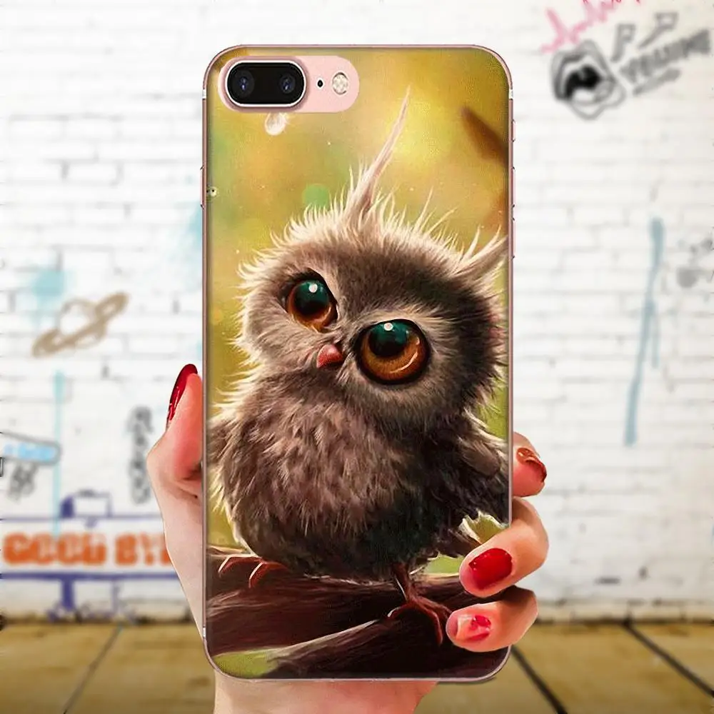 Милый сова мультфильм для Xiaomi Redmi Mi 4 7A 9T K20 CC9 CC9e Note 7 9 Y3 SE Pro Prime Go Play TPU Cool
