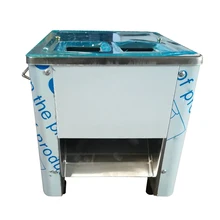 Настольная электрическая нарезная машина из нержавеющей стали, коммерческая ломтерезка, многофункциональная двухголовочная ломтерезка, машина для обработки мяса 220 В