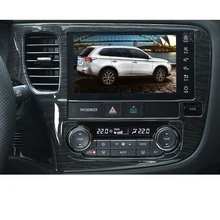 Lsrtw2017, АБС-пластик, автомобильный gps Экран рамка планки для Mitsubishi Outlander интерьерные аксессуары хром