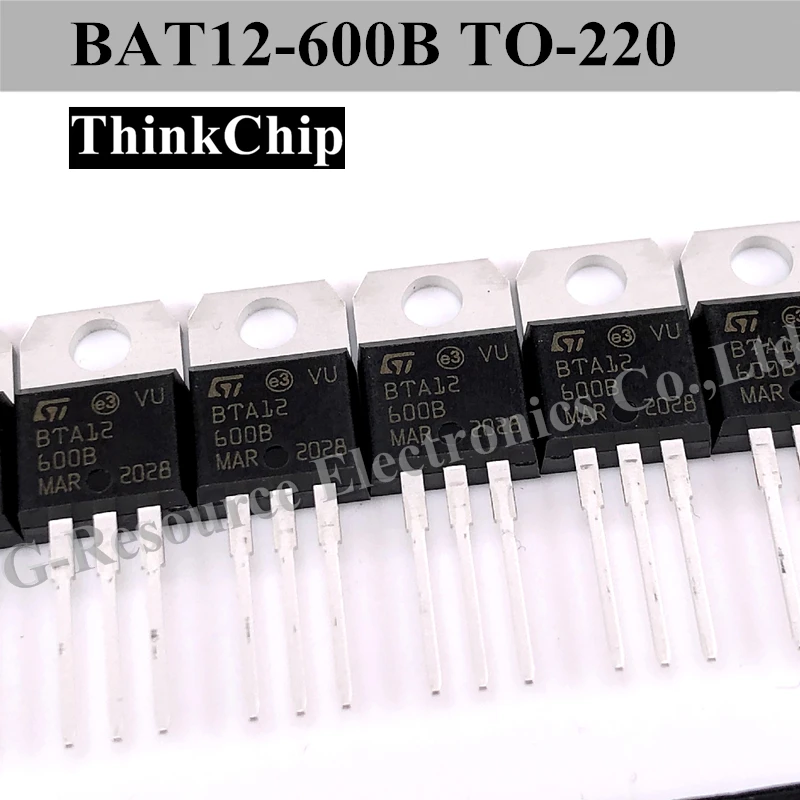 

(10 шт.) Φ TO-220 двунаправленный Тиристор Триод BTA12 TO220