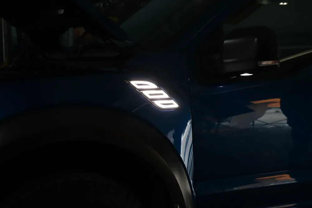 Год для ford Raptor дневного света F-150 автомобильные аксессуары светодиодный DRL фары для Raptor Противотуманные фары F150 F 150
