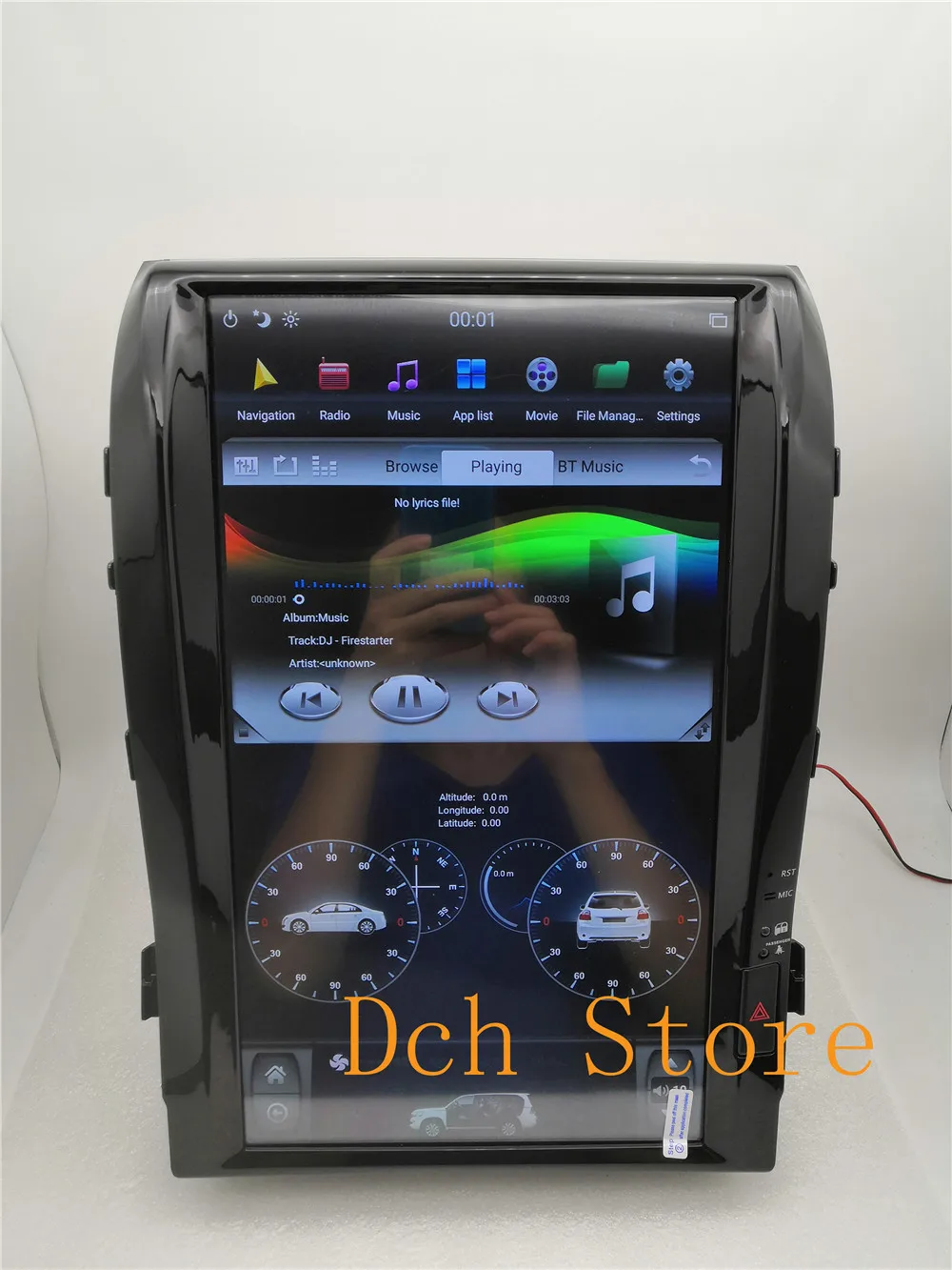 Excellent 16 inch tesla style Android 8.1 Car DVD player GPS Navi For Toyota Land Cruiser landcruiser LC200 2007-2015 VXR GXR px6 CARPLAY 12