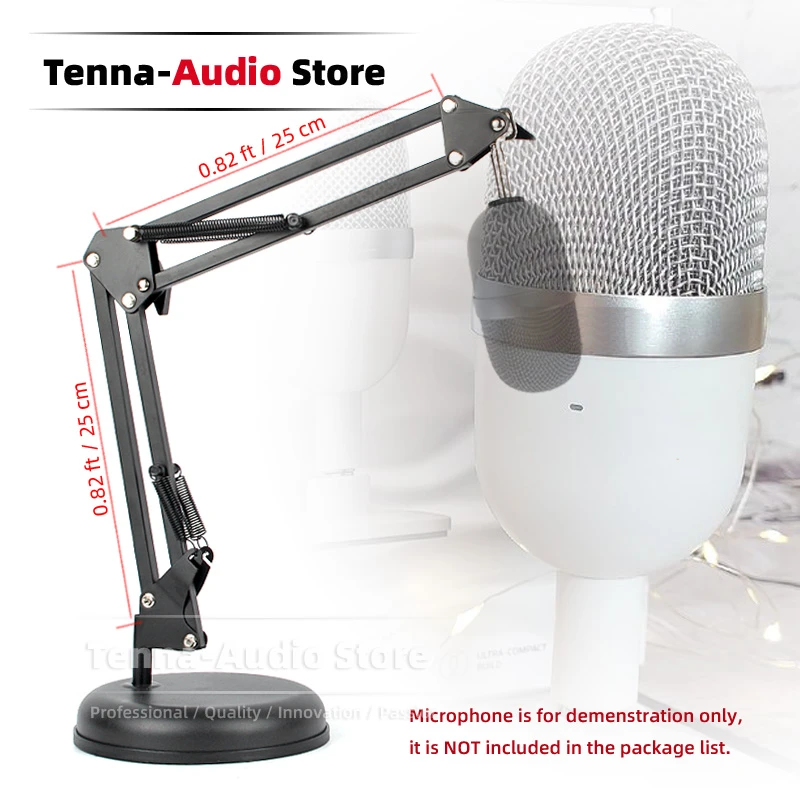 【パワーアン】 Razer Seiren Mini Boom Arm with Foam Mic Stand with Shock