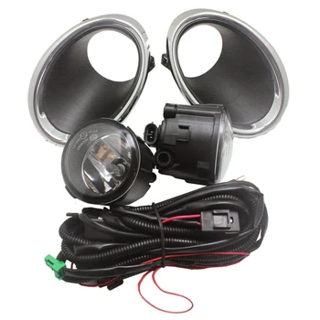 

H11 55W Bumper Grille Fog Lamp with Switch Assembly /1 Set Fit for 2014 2015 2016 Nissan Qashqai