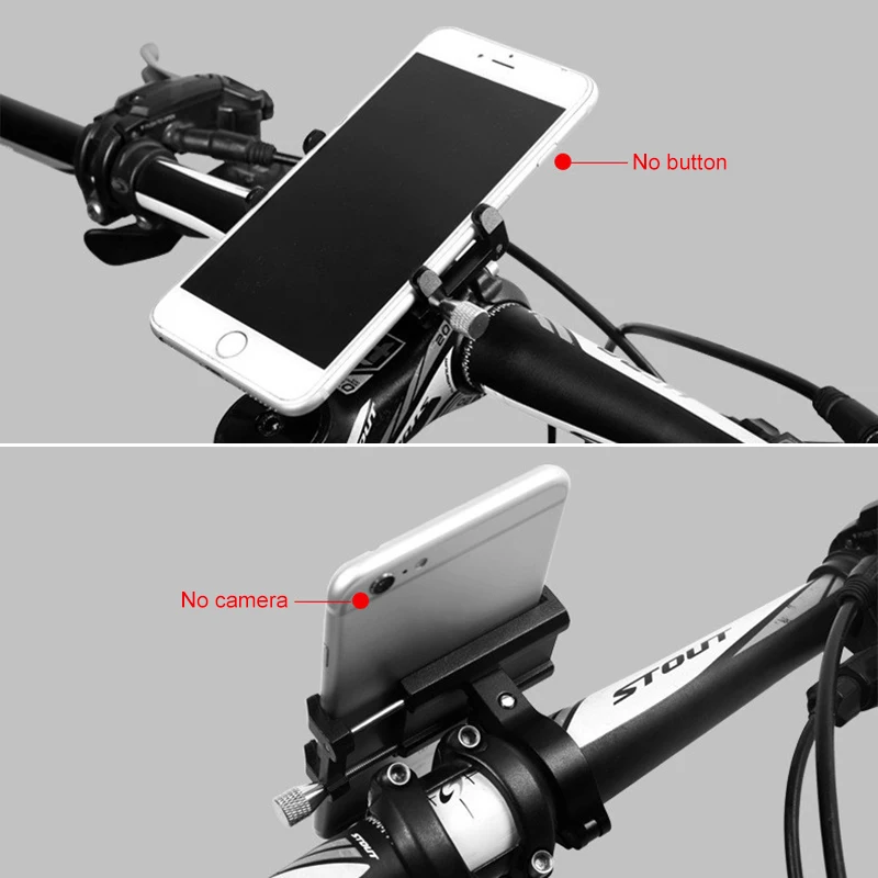 Алюминий сплав велосипедов мобильный телефон сиденье навигации Anti-shake Горный Руль для шоссейного велосипеда мотоцикла держатель мобильного телефона