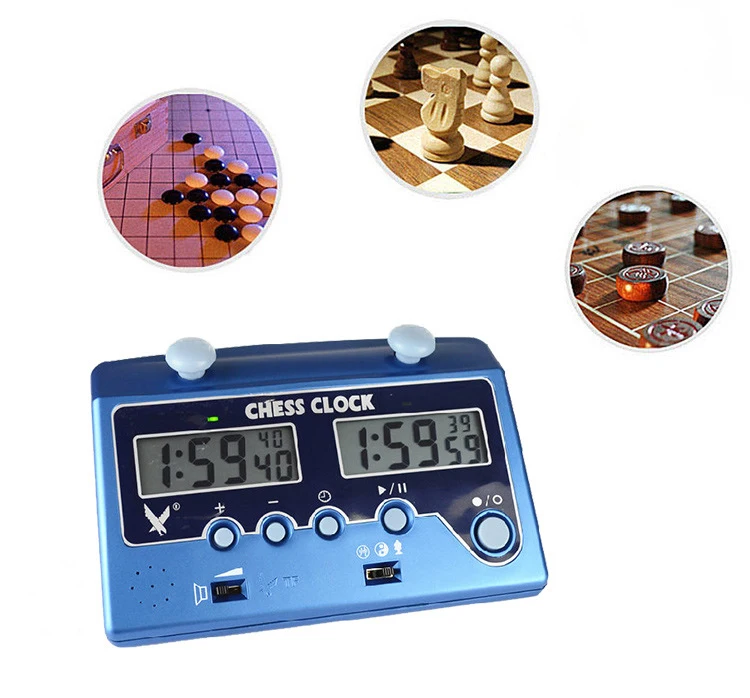 Multifunctional Chess Clock Portable Digital Chess Games Count Up Down Timer Sport Clock Competition Electronic Alarm Stop Timer