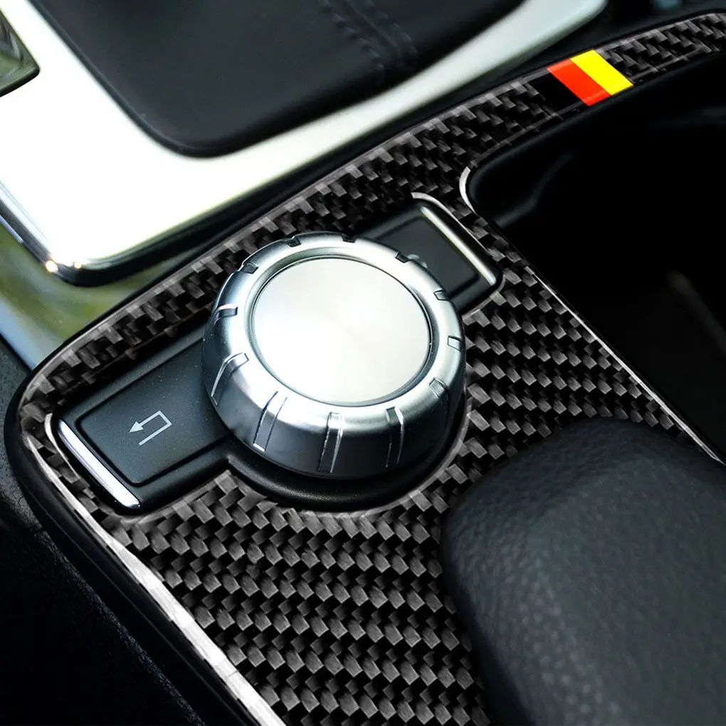 Углеродная чашка из волокна держатель панельные крышки Замена для Mercedes W204 2007-2013 W212 2010-2012 C Класс E