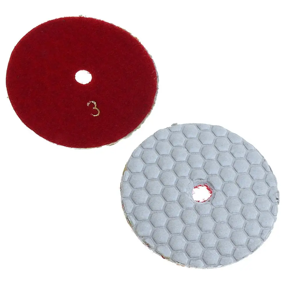 2pcs Diamond Dry Grinding Disc Polishing Pad for Granite / Marble Stone