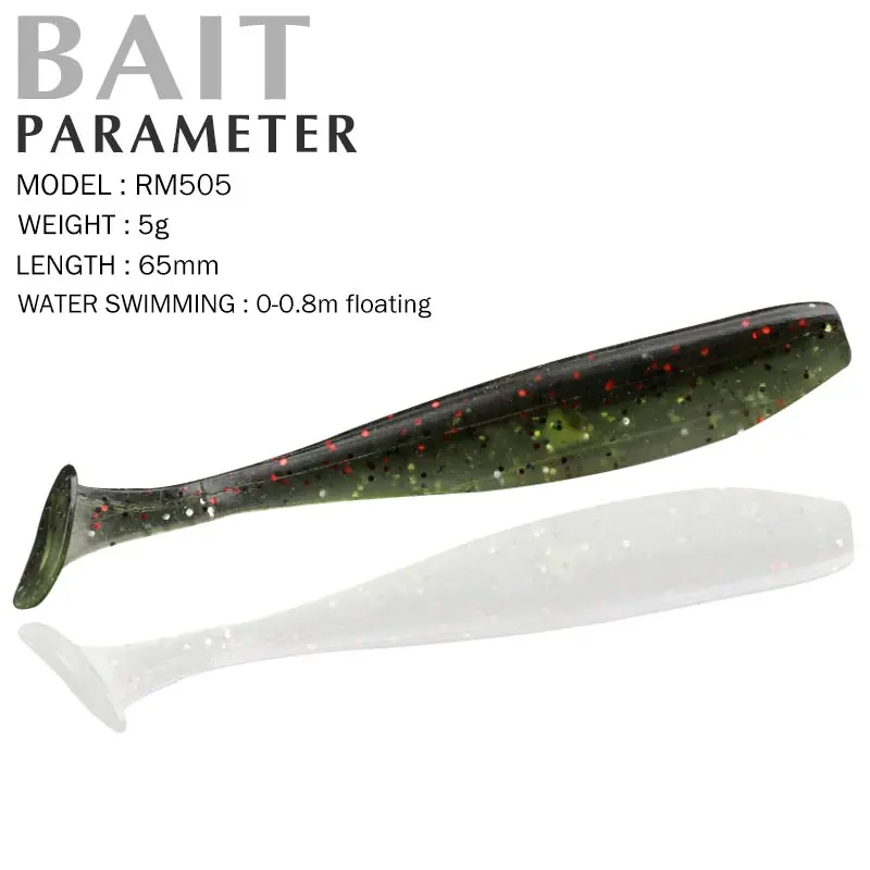 

Fishing Lures 65mm/5g 0-1.0m Floating Wobblers Carp Fishing Soft Lures Silicone Artificial Dou ble Color Baits Scented soft bait