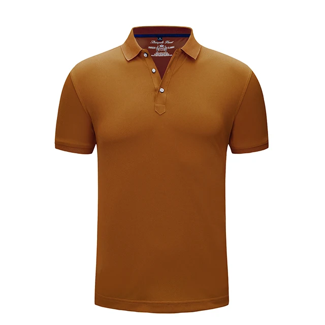 Мужские шорты с рукавом для гольфа, Спортивная футболка для бега, дышащая футболка для баскетбола, футбола, тренировок, фитнеса, одежда для спортзала, теннисная рубашка wo для мужчин - Цвет: Brown