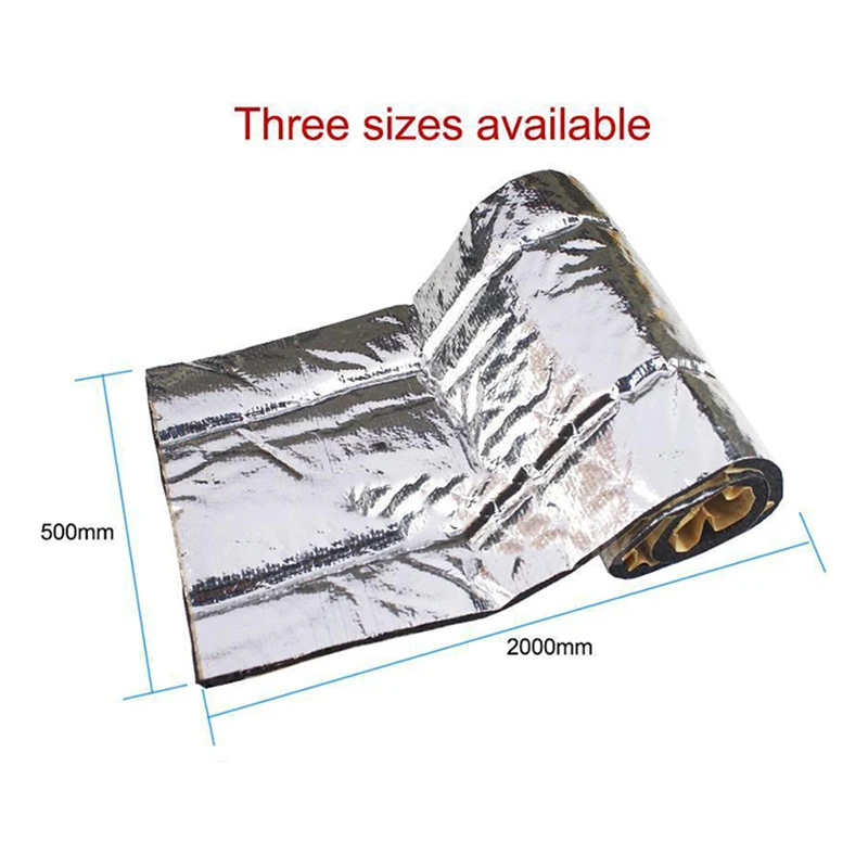

50*200cm 10cm Car Truck Firewall Heat Sound Deadener Noise Insulation Mat aislante termico Heat Sound Thermal Proofing Pads 1Pc