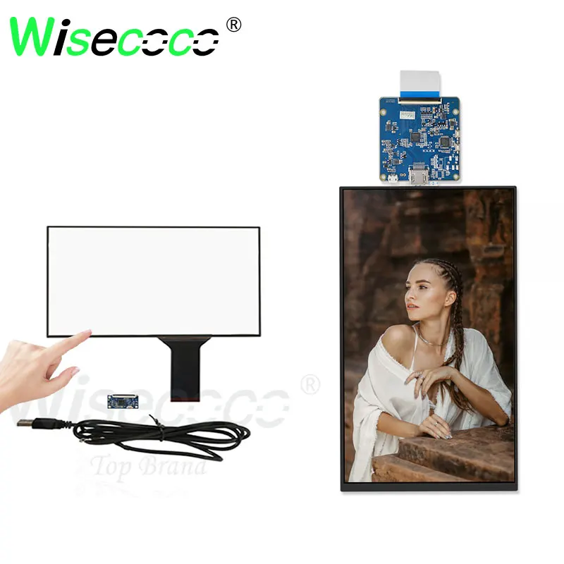 

wisecoco 10.1 inch touch screen 1600x2560 2k ips lcd with hdmi mipi driver board for pad and tablet notebook mini pc B101QAN01.0