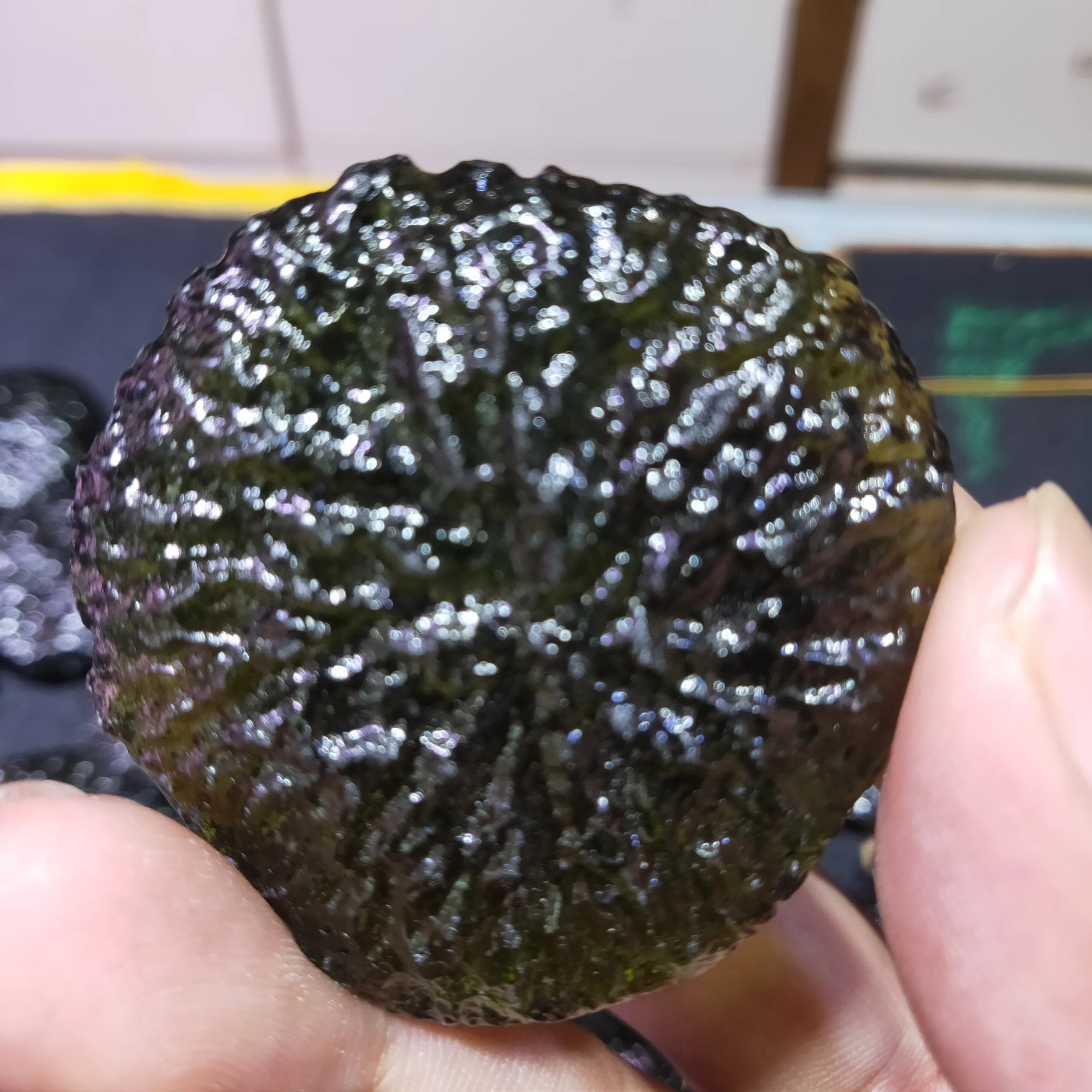 50 г натуральный молдавит натуральный чешский метеорит осень грубый камень кристалл энергия камень случайный