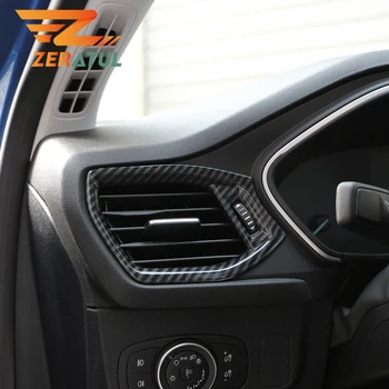 

Zeratul Auto Styling 2Pcs/Set A/C Car Front Air Condition Outlet Vent Frame Cover Trim for Ford Focus 2019 2020 Accessories
