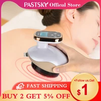 PASTSKY Electric Vacuum Cupping Body Massager Face Back Suction Cup Guasha EMS Heating Anti-cellulite Slimming Physiotherapy 1